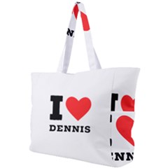 I Love Dennis Simple Shoulder Bag by ilovewhateva