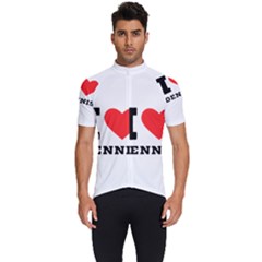 I love dennis Men s Short Sleeve Cycling Jersey