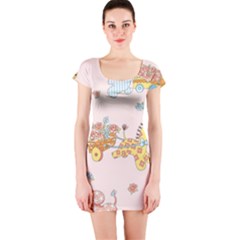 Mohanad Fa Short Sleeve Bodycon Dress by mohanadfa