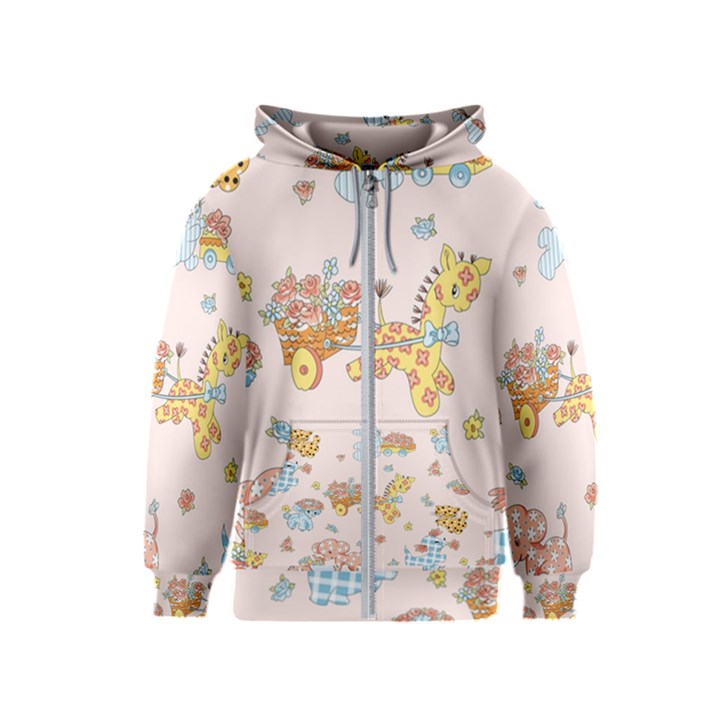 mohanad fa Kids  Zipper Hoodie