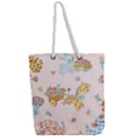 mohanad fa Full Print Rope Handle Tote (Large) View2