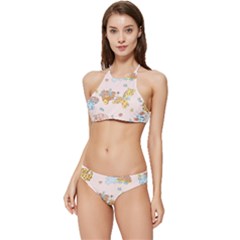 Mohanad Fa Banded Triangle Bikini Set by mohanadfa