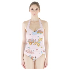 Mohanad Fa Halter Swimsuit by mohanadfa