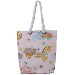 Mohanad Fa Full Print Rope Handle Tote (small) by mohanadfa