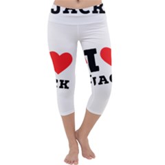 I Love Jack Capri Yoga Leggings by ilovewhateva