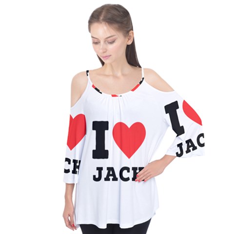 I Love Jack Flutter Tees by ilovewhateva