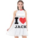 I love jack Halter Neckline Chiffon Dress  View1