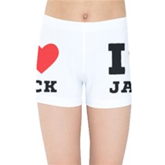 I Love Jack Kids  Sports Shorts by ilovewhateva