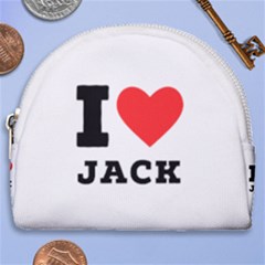 I Love Jack Horseshoe Style Canvas Pouch by ilovewhateva