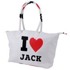 I Love Jack Canvas Shoulder Bag by ilovewhateva