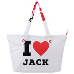 I Love Jack Full Print Shoulder Bag by ilovewhateva