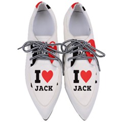 I Love Jack Pointed Oxford Shoes by ilovewhateva