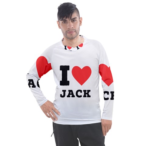 I Love Jack Men s Pique Long Sleeve Tee by ilovewhateva