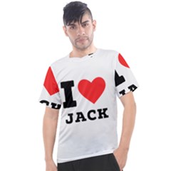 I Love Jack Men s Sport Top by ilovewhateva