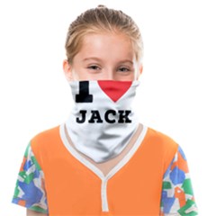 I Love Jack Face Covering Bandana (kids) by ilovewhateva