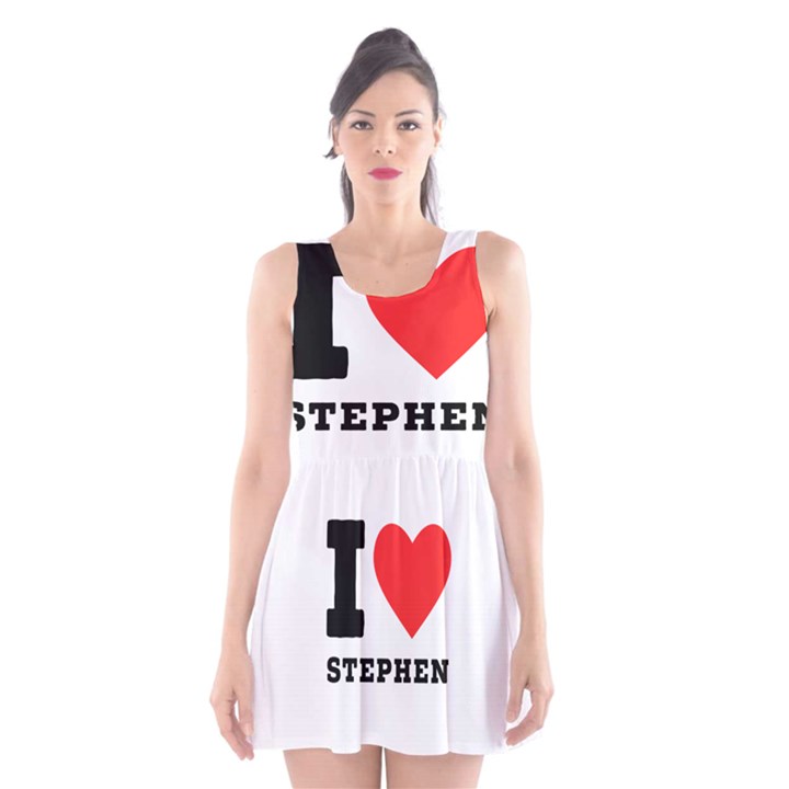 I love stephen Scoop Neck Skater Dress