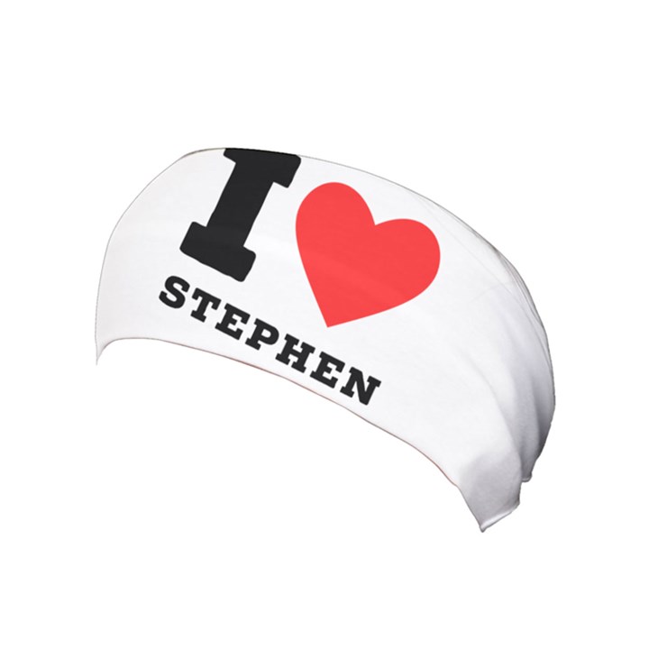 I love stephen Yoga Headband