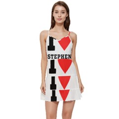 I Love Stephen Short Frill Dress by ilovewhateva