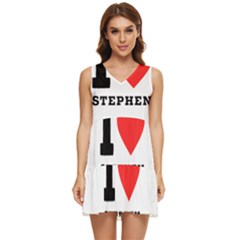 I Love Stephen Tiered Sleeveless Mini Dress by ilovewhateva