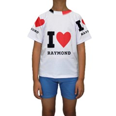 I Love Raymond Kids  Short Sleeve Swimwear by ilovewhateva