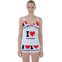 I Love Raymond Tie Front Two Piece Tankini by ilovewhateva