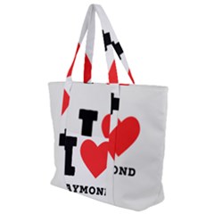 I Love Raymond Zip Up Canvas Bag by ilovewhateva