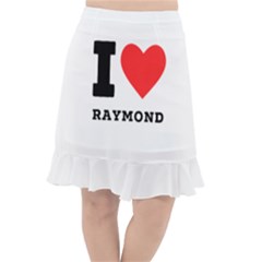 I Love Raymond Fishtail Chiffon Skirt by ilovewhateva