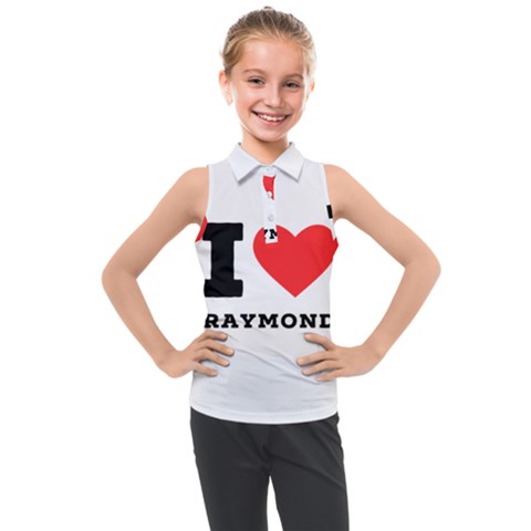 I Love Raymond Kids  Sleeveless Polo Tee by ilovewhateva