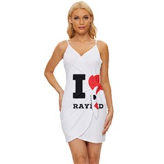 I Love Raymond Wrap Tie Front Dress by ilovewhateva