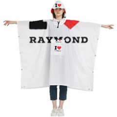 I Love Raymond Women s Hooded Rain Ponchos