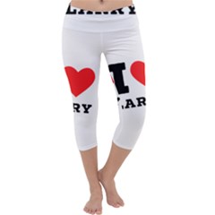 I Love Larry Capri Yoga Leggings by ilovewhateva