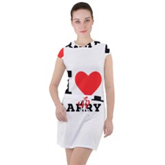 I Love Larry Drawstring Hooded Dress by ilovewhateva