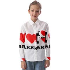 I Love Larry Kids  Long Sleeve Shirt by ilovewhateva