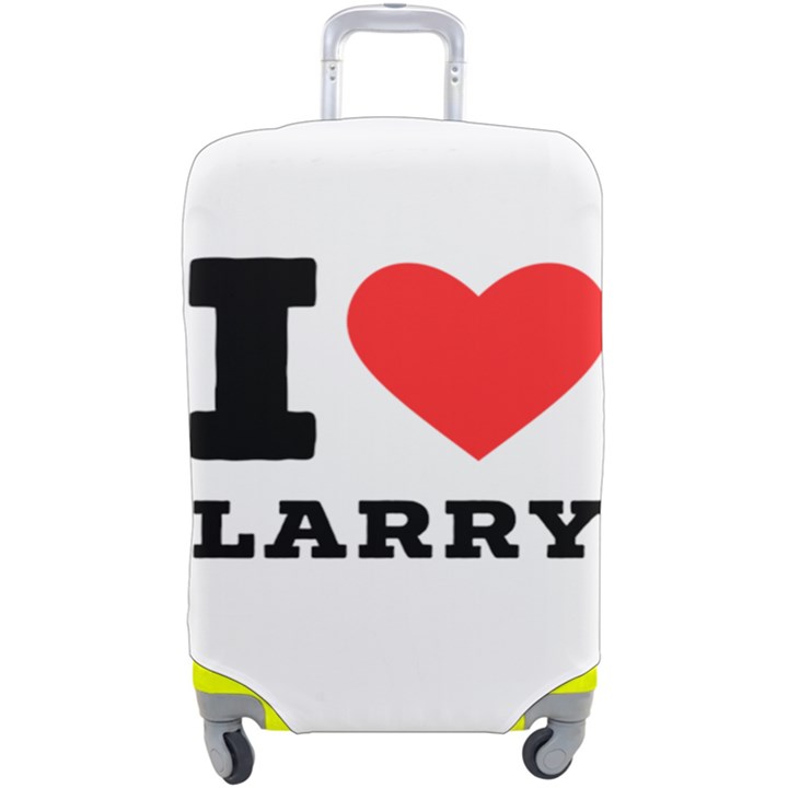 I love larry Luggage Cover (Large)