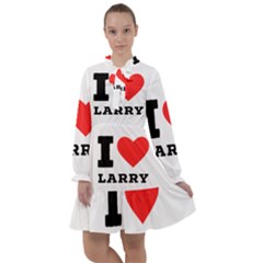 I Love Larry All Frills Chiffon Dress by ilovewhateva