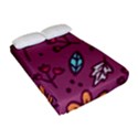 Flowers Petals Leaves Foliage Fitted Sheet (Full/ Double Size) View2