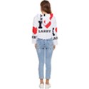 I love larry Women s Lightweight Cropped Hoodie View4