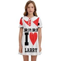 I Love Larry Kids  Sweet Collar Dress by ilovewhateva