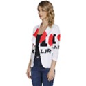 I love larry Women s One-Button 3/4 Sleeve Short Jacket View2