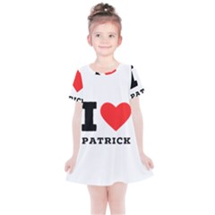 I Love Patrick  Kids  Simple Cotton Dress by ilovewhateva