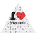 I love Patrick  Wooden Puzzle Triangle View1