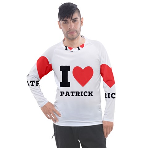 I Love Patrick  Men s Pique Long Sleeve Tee by ilovewhateva