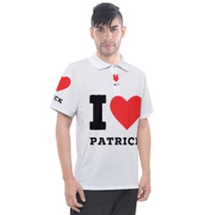 I Love Patrick  Men s Polo Tee by ilovewhateva