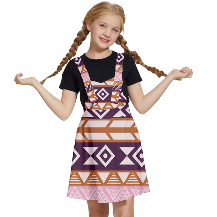 Print Pattern Design Vintage Kids  Apron Dress