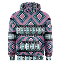 Pink Pattern Design Vintage Men s Core Hoodie by Ravend