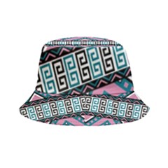 Pink Pattern Design Vintage Inside Out Bucket Hat by Ravend