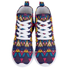 Pattern Colorful Aztec Women s Lightweight High Top Sneakers by Ravend