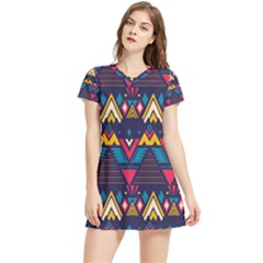 Pattern Colorful Aztec Women s Sports Skirt by Ravend