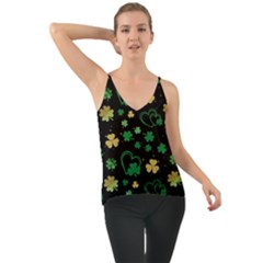 Clovers Flowers Clover Pat Chiffon Cami by Ravend