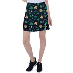 Clovers Flowers Clover Pat Tennis Skirt by Ravend